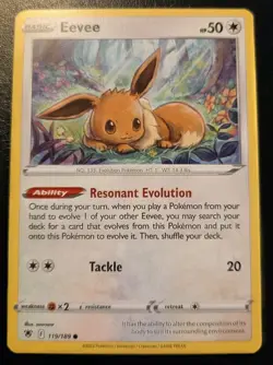 Eevee 119/189 Common Sword & Shield: Astral Radiance Pokemon TCG - Image 1