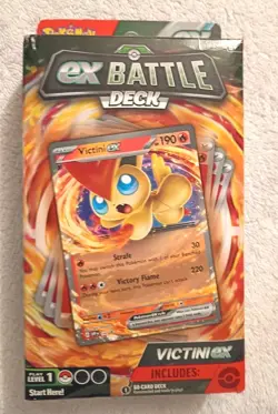 Pokemon ex Battle Deck VICTINI EX Factory Sealed Box Ready To Play Deck - Image 1