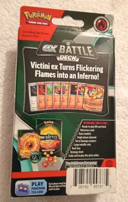 Pokemon ex Battle Deck VICTINI EX Factory Sealed Box Ready To Play Deck - Image 3