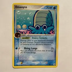Pokemon TCG Omanyte 60/92 Legend Maker 2006 - Image 1