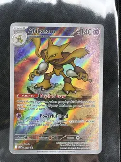 2025 POKEMON MEP EN-ME BLACK STAR PROMO #009 ALAKAZAM (NM+) - Image 1