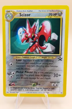 Scizor Pokemon Black Star Promo #33 WOTC 2001 Mint (9) - Image 1