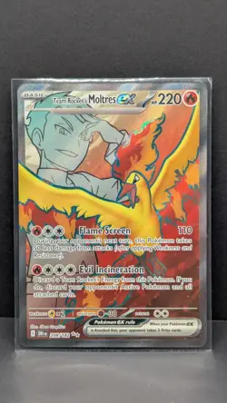 Team Rocket's Moltres ex - 208/182 - Double Rare - Pokemon Destined Rivals - NM - Image 1