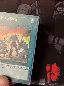 A Hero Lives GENF-EN098 1st Edition Ultra Rare LP - Image 5