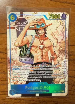 One Piece TCG Portgas D. Ace ALT ART OP13-119 SEC Carrying on His Will #OP13-119 - Image 1