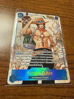 One Piece TCG Portgas D. Ace ALT ART OP13-119 SEC Carrying on His Will #OP13-119 - Image 2