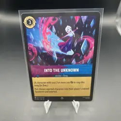 Disney Lorcana TCG Reign Of Jafar Into The Unknown 81/204 Super Rare Non Foil - Image 1