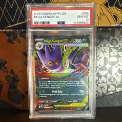 PSA 10 GEM MINT Mega Gengar ex 056/094 HOLO RARE Pokemon Card 227 - Image 1