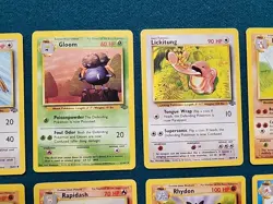 Complete Jungle Uncommon And Common Set -WOTC Pokemon Cards NM-LP x32 Cards - Image 4