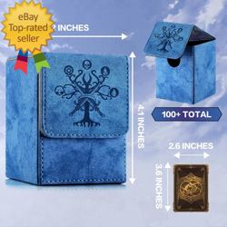 MTG Commander Deck Box with 2 Dividers, Fits 100+ Single Sleeved Cards, Strong M - Image 3