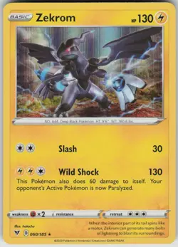 Pokemon Zekrom - (Cosmos Holo) Promo Miscellaneous Cards & Products 060/185 NM - Image 1