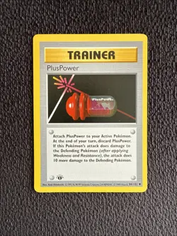 Pokemon Card - PlusPower Base Set (Shadowless) 84/102 1st Edition - Image 1