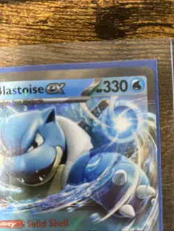 Pokemon TCG Blastoise EX Double Rare Holo Card 009/165 Scarlet & Violet 151 - Image 2