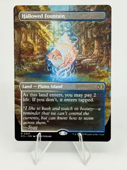 Hallowed Fountain (Borderless) Lorwyn Eclipsed Regular NM Pack Fresh - Image 1