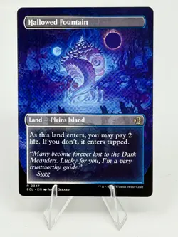 Hallowed Fountain (Borderless) Lorwyn Eclipsed Regular NM Pack Fresh - Image 2