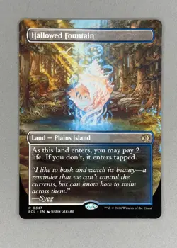 Hallowed Fountain (Borderless) Lorwyn Eclipsed Regular NM Pack Fresh - Image 3