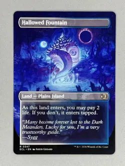 Hallowed Fountain (Borderless) Lorwyn Eclipsed Regular NM Pack Fresh - Image 4