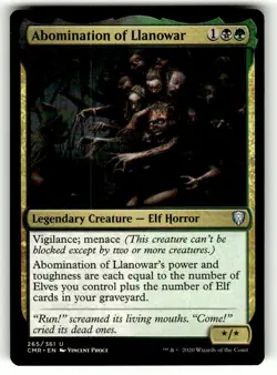 Commander Legends Abomination of Llanowar Draft_Innovation/Uncommon - Image 1