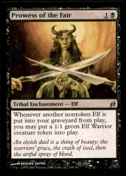 Prowess of the Fair LP Light Play Lorwyn MTG [9462] - Image 1