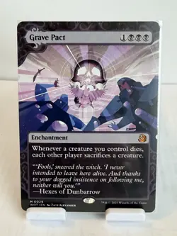 MTG Grave Pact Enchantment Rare Black Wilds of Eldraine Regular #29 - Image 1