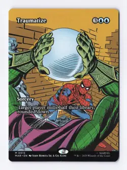 Traumatize (Borderless) 15 (M) MTG Spider-Man Marvel Universe Eternal-Legal MAR - Image 1