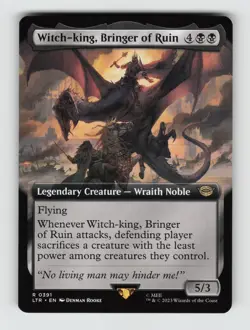 Witch-king, Bringer of Ruin (Extended Art)*Non-Foil* LTR 391 NM - Image 1