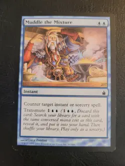 MTG Muddle the Mixture Ravnica: City of Guilds Common Magic Transmute Blue LP - Image 1