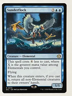 Sunderflock Lorwyn Eclipsed Non-Foil MTG NM - Image 1