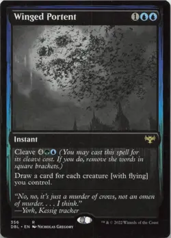 Winged Portent R Innistrad: Double Feature 356 - LP MTG - Image 1