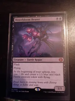 Magic the Gathering Bitterbloom Bearer Lorwyn Eclipsed Regular - Image 1