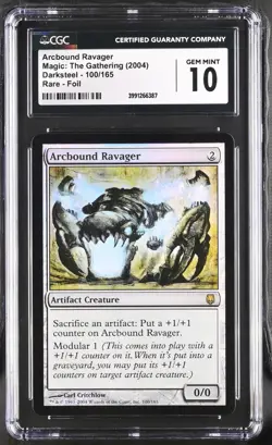 ARCBOUND RAVAGER Darksteel Foil Rare CGC 10 MTG [Nostalgium] - Image 1