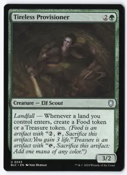 Tireless Provisioner U Commander: Bloomburrow 243 NM - Image 1