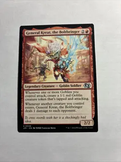 General Kreat, the Boltbringer (Anime) - Foundations Jumpstart MTG + Bonus Rare! - Image 1