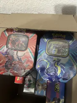 Pokemon sealed boxes/ tins lot - Image 5
