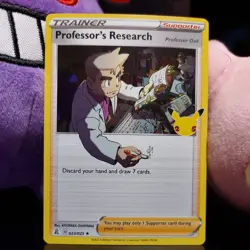 Professors Research - 023/025 - Holo Rare - Celebrations - POKEMON - NM/M - Image 1