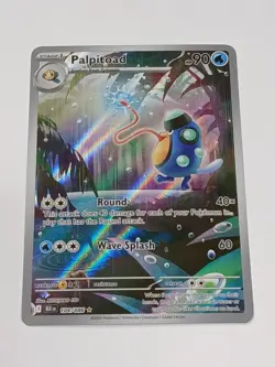 Pokemon TCG: Palpitoad 104/086 Scarlet & Violet - Black Bolt Illustration Rare - Image 1