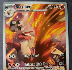 2025 Pokemon Blaziken Destined Rivals Illustration Rare #192 Near Mint Fast Ship - Image 3