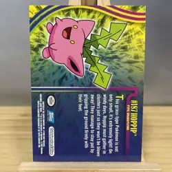 Topps Pokemon Johto Series 1 -- Hoppip #187 -- Blue Label -- Non Holo - Image 2