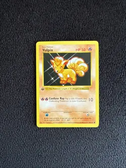 Pokemon TCG Vulpix 1st Edition Shadowless Base Set 68/102 - Image 1