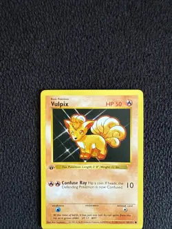 Pokemon TCG Vulpix 1st Edition Shadowless Base Set 68/102 - Image 3