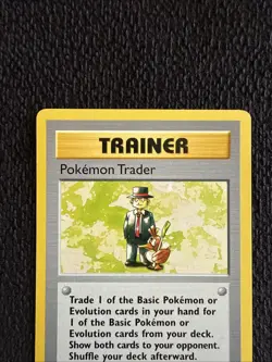 Pokemon Trader 1999 Pokemon Game Shadowless Base Set 1st Edition #77/102 LP - Image 3