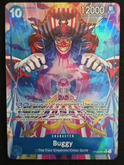 Buggy OP09-051 Parallel Alternate Art Holo One Piece English CCG TCG - Image 1