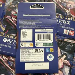 One Piece TCG The Azure Sea’s Seven OP-14 Sleeved Booster Pack Lot of 10 Sealed - Image 2