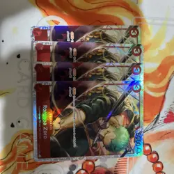 Roronoa Zoro - OP01-025 (Ultra Deck: The Three Captains) One Piece Play Set X4 - Image 3