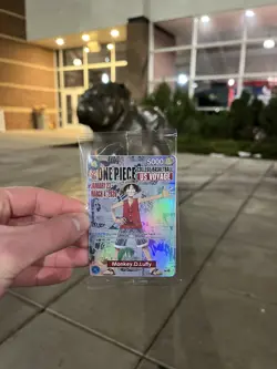 One Piece Monkey D. Luffy US Voyage College Basketball Promo Card Sealed - Image 1