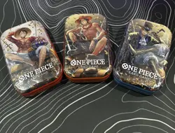 ONE PIECE CARD GAME - TIN PACK SET VOL. 2 ( OP13) x 3 READY TO SHIP - Image 1