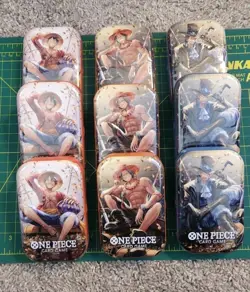 One Piece Card Game Mini-Tin Pack Set Vol.2 LOT OF 9 Mini-Tin Pack New! - Image 1