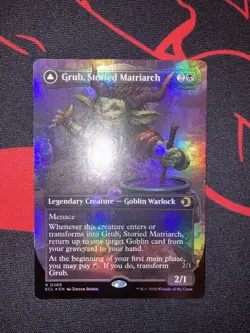Grub, Storied Matriarch Borderless Lorwyn Eclipsed Foil Rare 0289 MTG ECL EN NM - Image 2