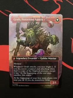 Grub, Storied Matriarch Borderless Lorwyn Eclipsed Foil Rare 0289 MTG ECL EN NM - Image 3