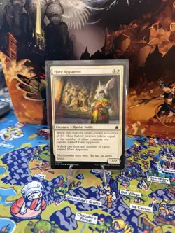 3x Hare Apparent Rabbit Foundations MTG Magic The Gathering - Image 3